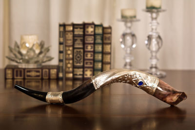 Ceremonial Silver Tip Shofar